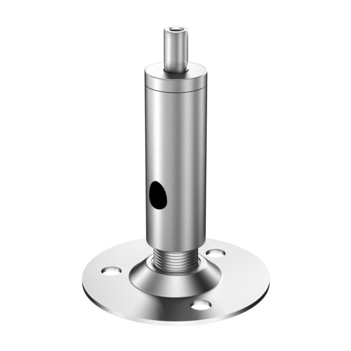 Supporto da soffitto regolabile GeckoTeq con uscita laterale per cavo in acciaio