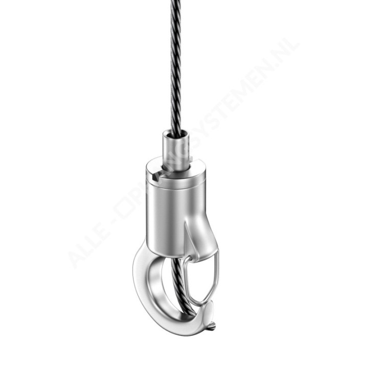 GeckoTeq Mini crochet de sécurité auto-freinant - 15kg