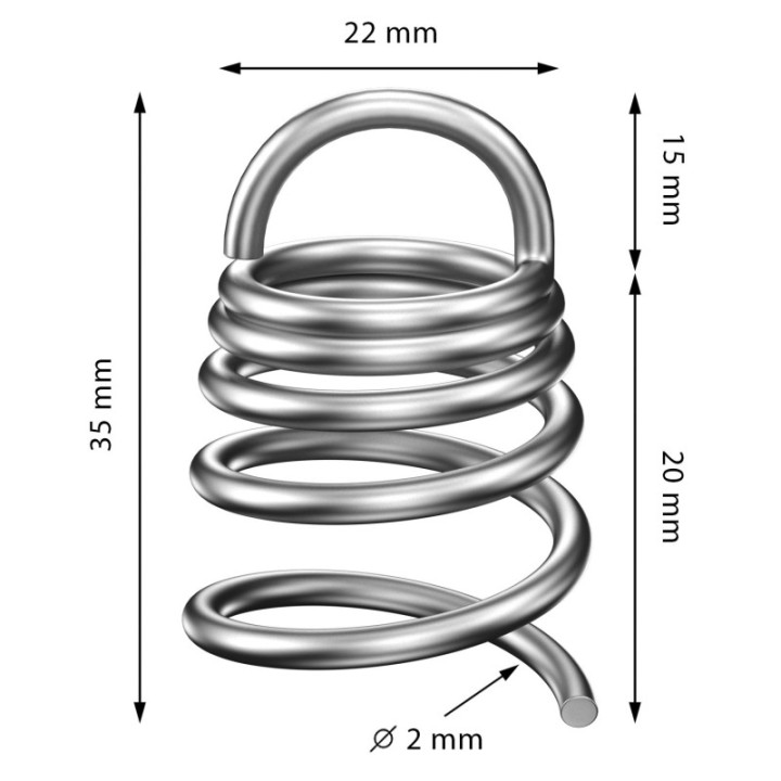 Kotwica sprężynowa GeckoTeq Spiral Corkscrew – warkocze