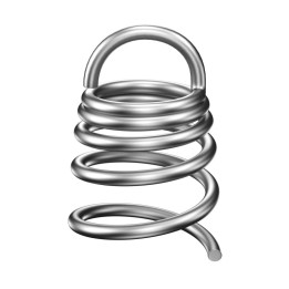 Anclaje de resorte en espiral GeckoTeq – con forma de cola de cerdo