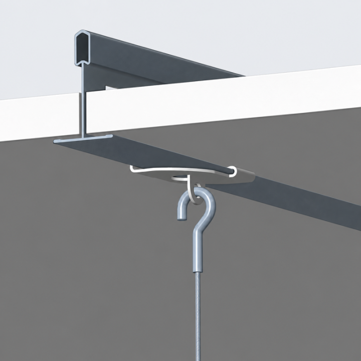 GeckoTeq 1.5mm Perlon wire with hook - 2 meters