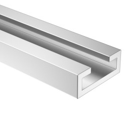 GeckoTeq Aluminium-Deckenschiene für Akustikpaneele und -schallabsorber – 25 kg