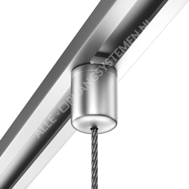 Riel de techo de aluminio GeckoTeq para paneles acústicos y deflectores - 25 kg
