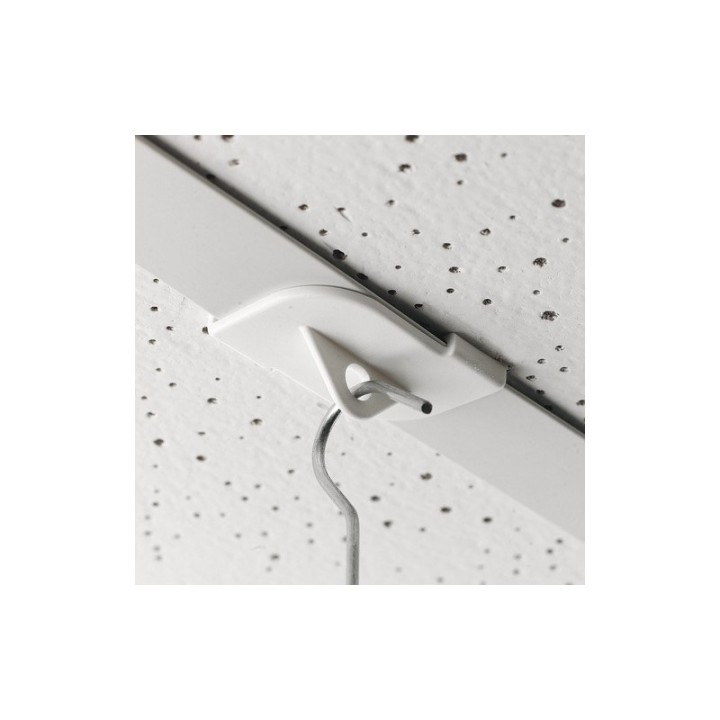 GeckoTeq Deckenklammer weißer Kunststoff 5kg