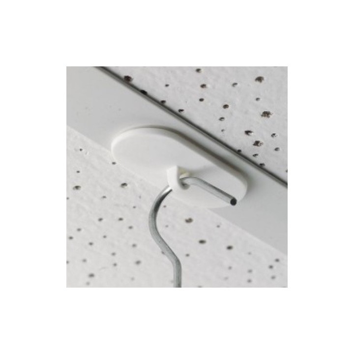 GeckoTeq zelfklevend plafond oog wit -ovaal