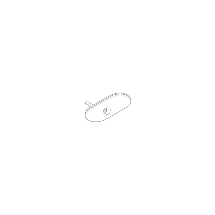 GeckoTeq itseliimautuva kattosilmukka valkoinen - soikea - per kappale