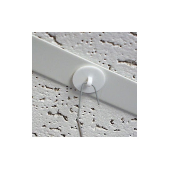 GeckoTeq Adhesive Ceiling Eye white - 20mm - per one