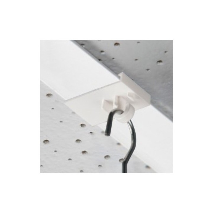 GeckoTeq 2kg Ceiling mini Clamp white plastic - per one