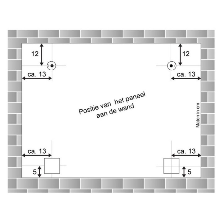 GeckoTeq Bulk Pack DiBond Glass Forex Spejlophæng