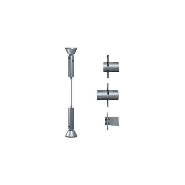 Artiteq 2,0mm Suspension Steel Wire (Set) incl. screws & plugs