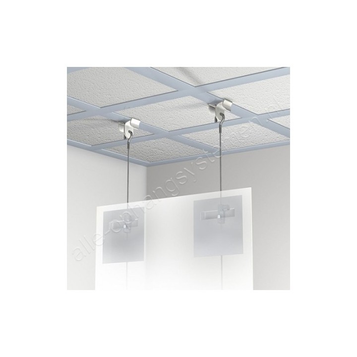 GeckoTeq 1,5 mm Perlon wire med krog - 2 meter