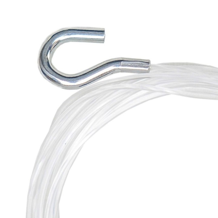 GeckoTeq 1,5 mm Perlondraht mit Haken – 2 Meter