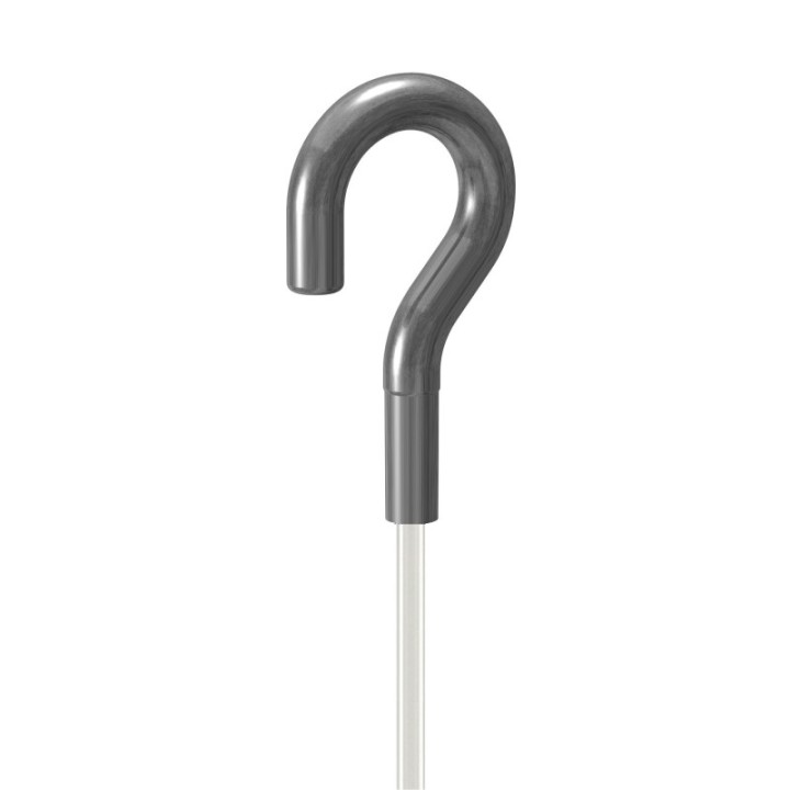 GeckoTeq 1,5 mm Perlon wire med krog - 2 meter