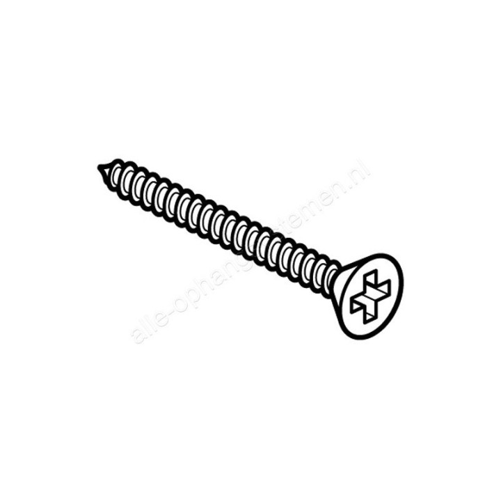 Vite per guida a parete STAS - 3,5x45 mm