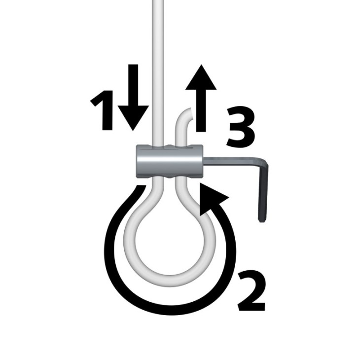Artiteq Loop Maker nichelato (con 2 viti a brugola) - 10kg