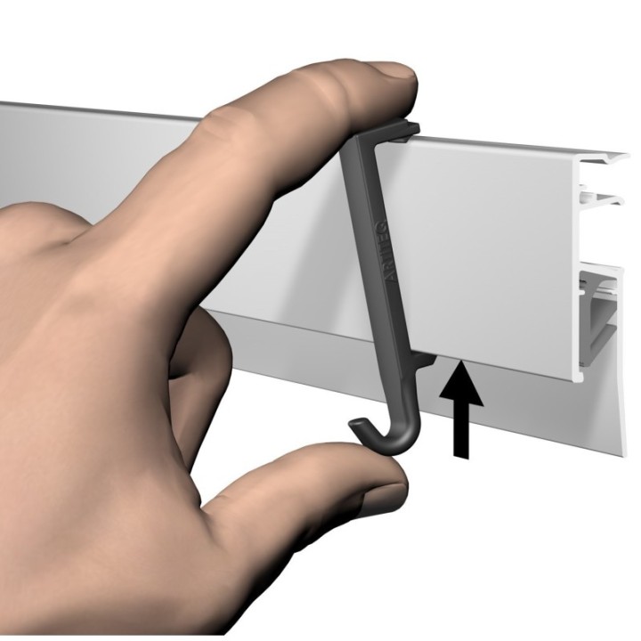 Artiteq Info Rails Clip Hanger