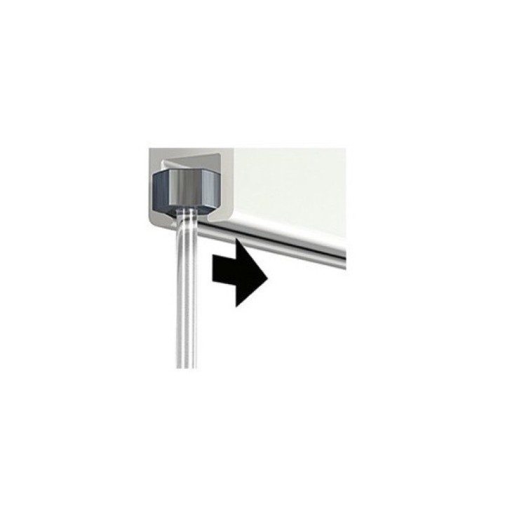 Artiteq Heavy Duty ripustuskoukku - 7kg + Perlon-lanka liukulla - 150cm (sarja)