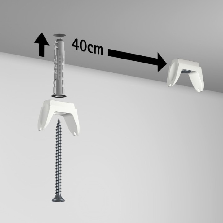 Clip de plafond Artiteq Xpo Rail