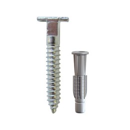 GeckoTeq T-Screw Sicherheitsschraube inkl. 8,0mm Stecker