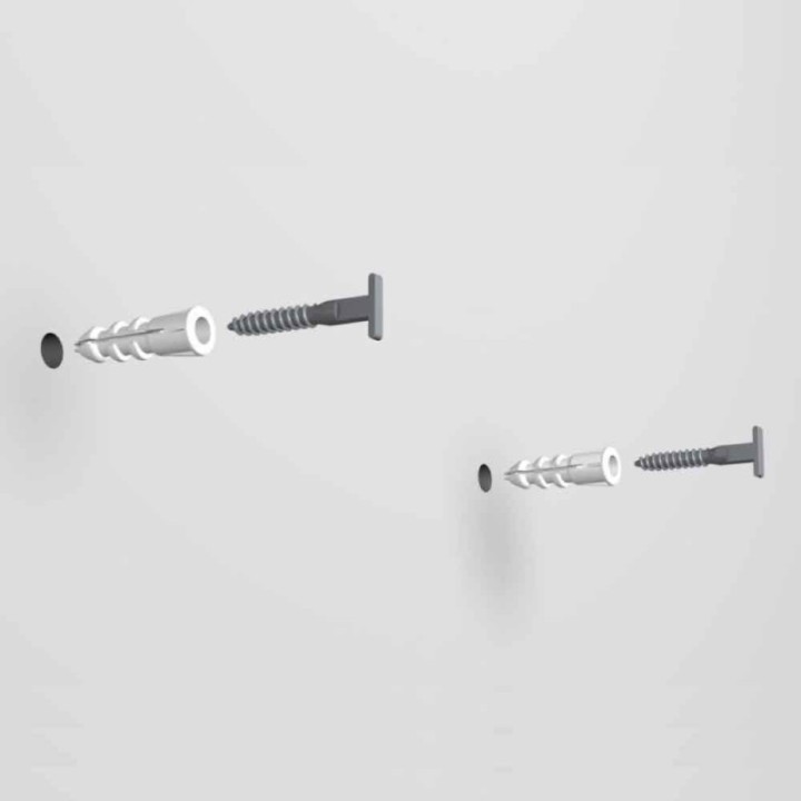 GeckoTeq T-Screw säkerhetsskruv inkl 8,0mm plugg