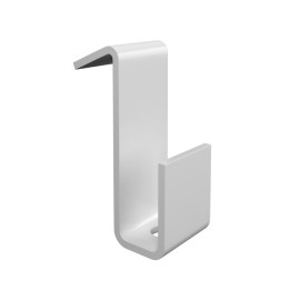 GeckoTeq Gancio per parete divisoria 4kg - 25x8x10x11mm