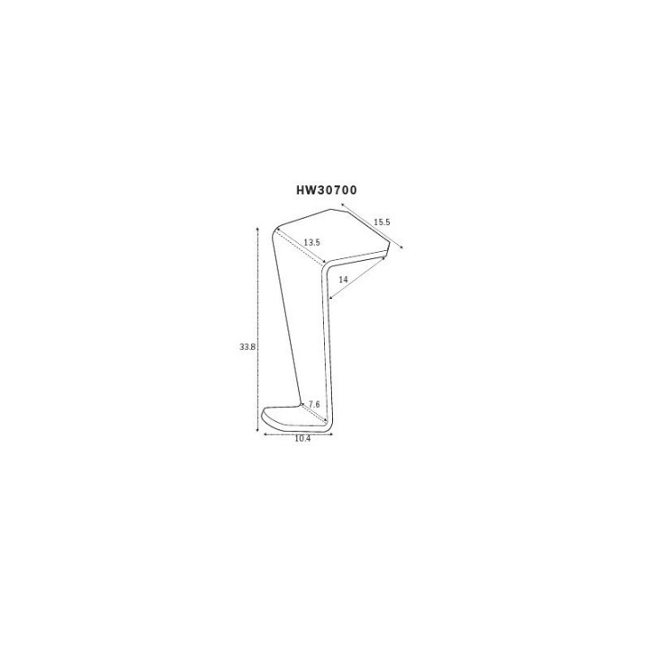 Gancho para tabique STAS - Alu Interselect