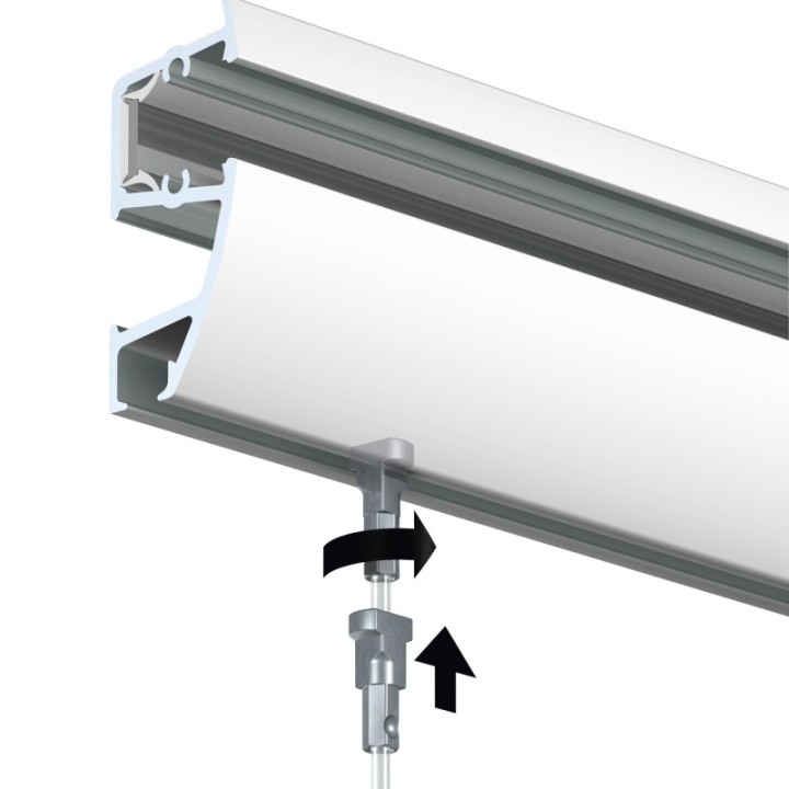 Artiteq Combi Rail Pro 200 cm Action Set con LED Completo