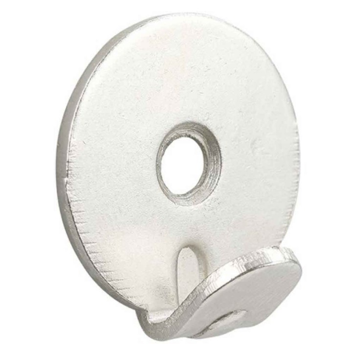 GeckoTeq Heavy Duty seinäkoukut 1-reikäiset niklatut - 40kg