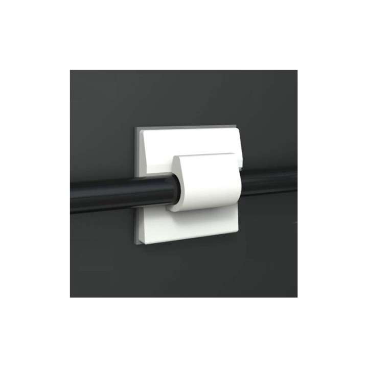 GeckoTeq Self-Adhesive Cable Hook Mini – Nylon White