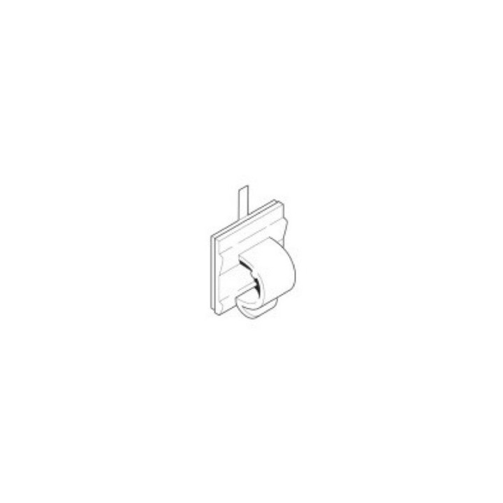 Gancho de cable autoadhesivo GeckoTeq – Nylon blanco