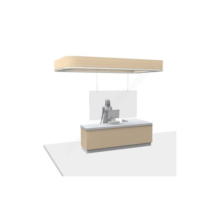 Geckoteq Loftclips metal i hvid & sort - 7kg