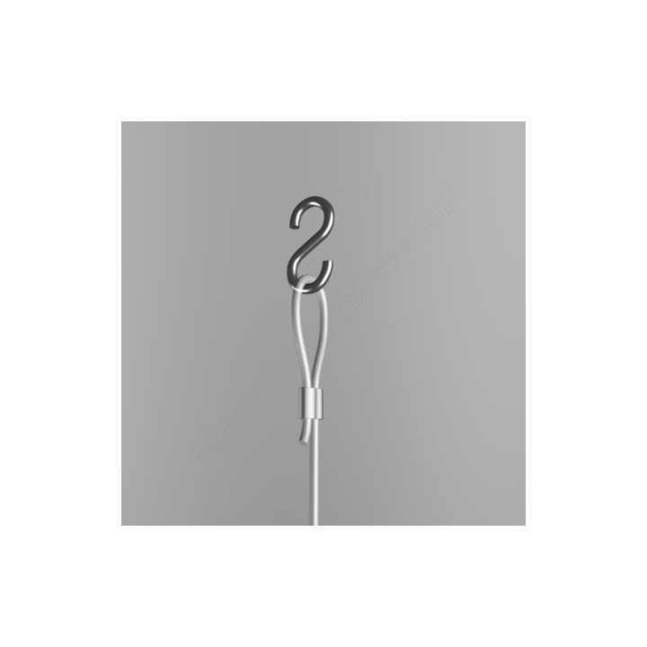 Gancio GeckoTeq S - acciaio zincato - 3mm