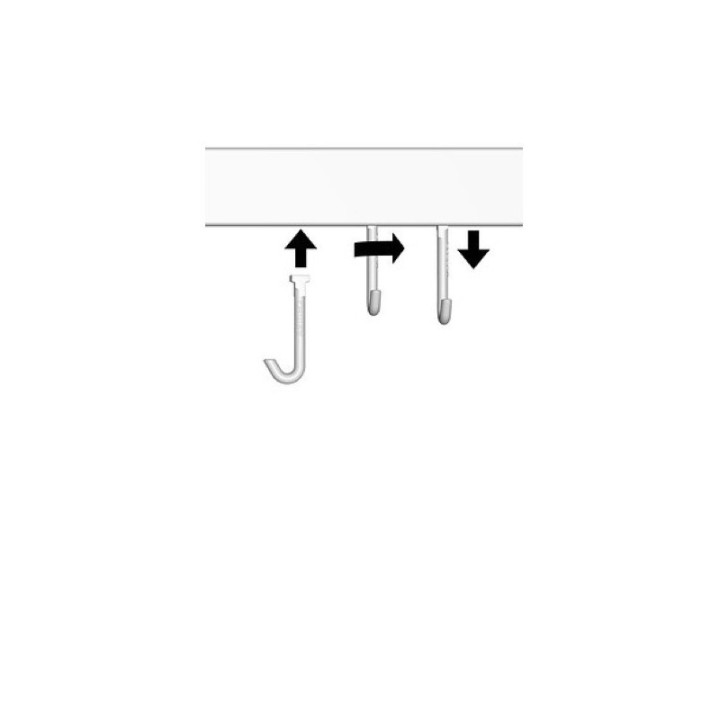 Artiteq Click Rail con ganci Twister