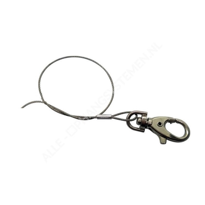 Mousqueton fermé GeckoTeq avec fonction de sécurité et de torsion