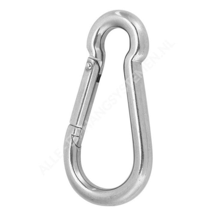 GeckoTeq Carabiner Locking Snap Hook with safety function
