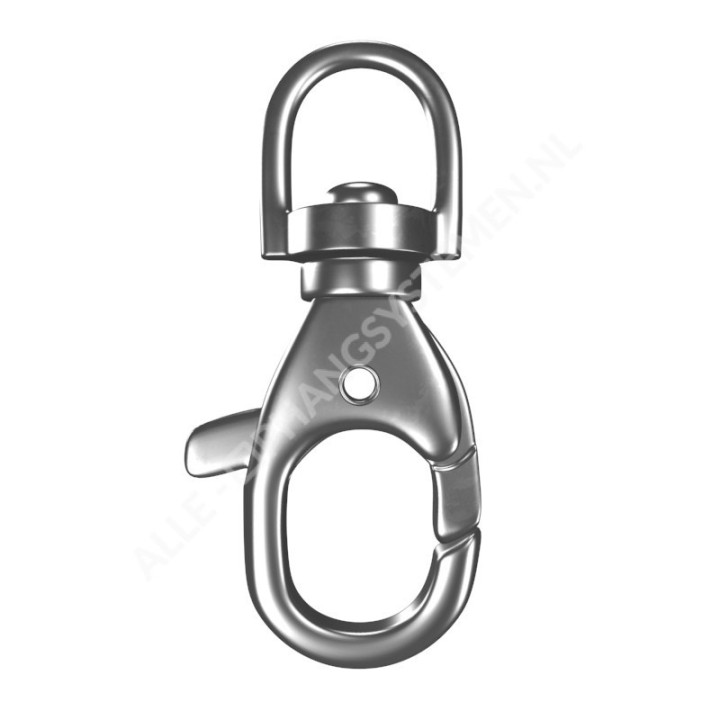 GeckoTeq Closed Musketon Hook med sikkerheds- og twistfunktion
