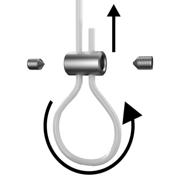 GeckoTeq Loop Maker - 10 kg (med 2 insexskruvar) - inkl insexnyckel