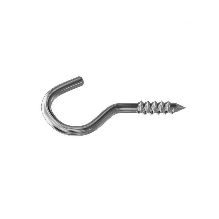 GeckoTeq - Open Screw Hook ocynkowany - w 3 rozmiarach