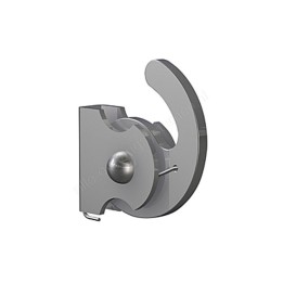 Artiteq Kiinnityskoukku 4x4mm terästä - 100kg
