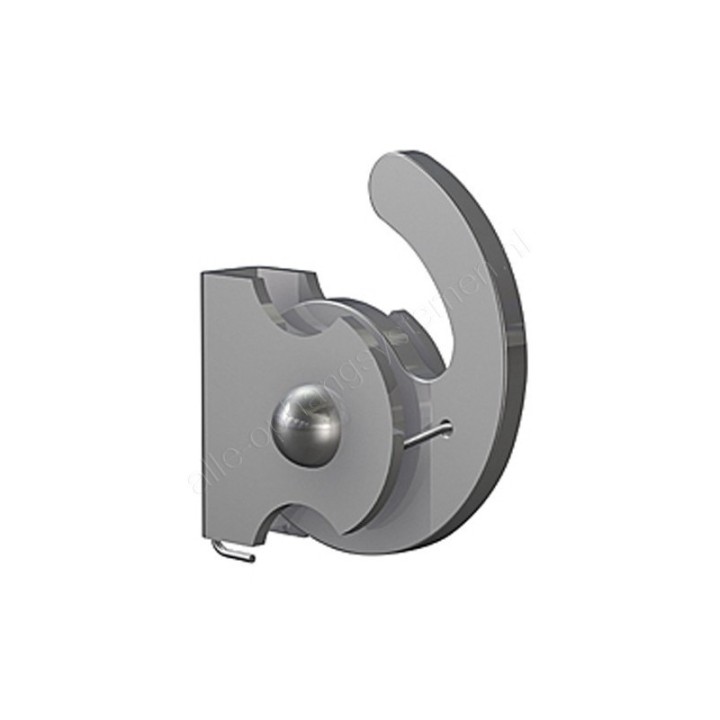 Artiteq Kiinnityskoukku 4x4mm terästä - 100kg