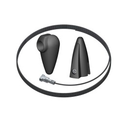 Sistema de cable de leva de techo Artiteq - 1 leva y 1 abrazadera inc. 1 cable negro - 10kg