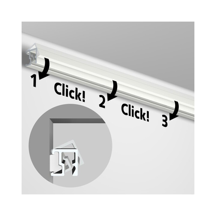 Artiteq Contour Rail (pas au ras du plafond)