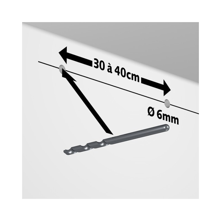 Artiteq Contour Rail Click & Connect Clip da parete