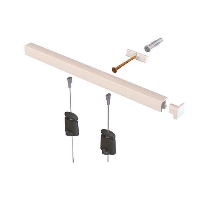 Pinza para pared Click & Connect de Artiteq Contour Rail