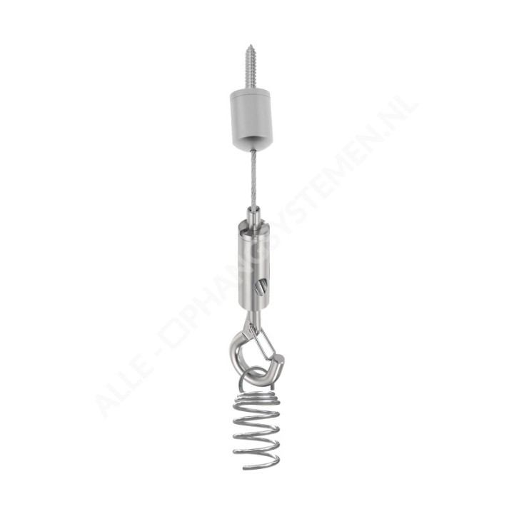 GeckoTeq Kit de suspensión de panel acústico y LED 21 - Acero 5kg