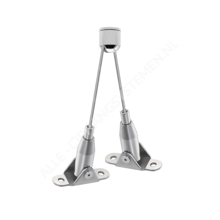 GeckoTeq Kit de suspensión de panel acústico y LED 12 - Acero 15kg
