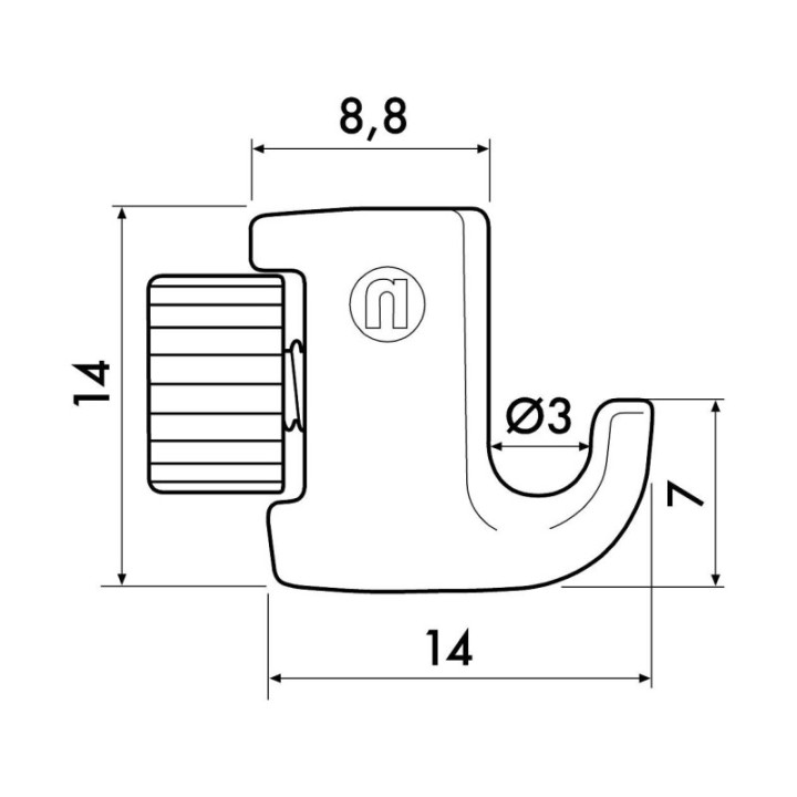 Newly micro gancio H30 - 3 kg