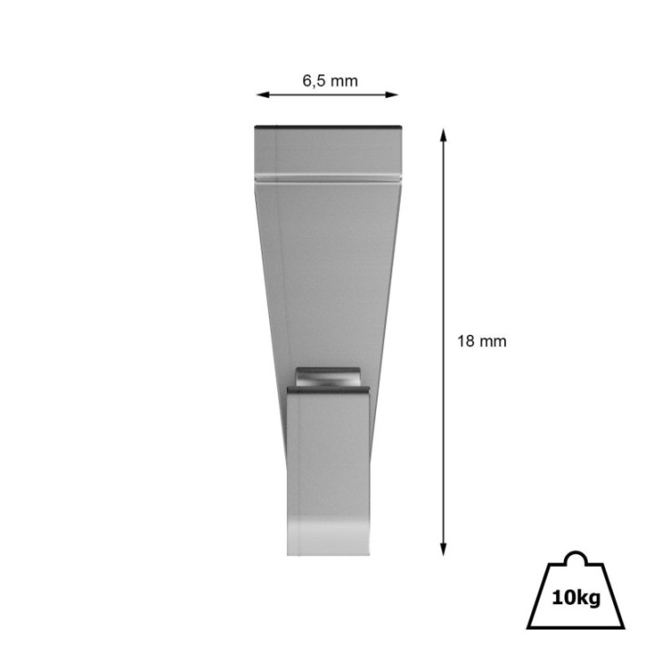 Artiteq Rail Slide Hook - 10kg - 2 väriä