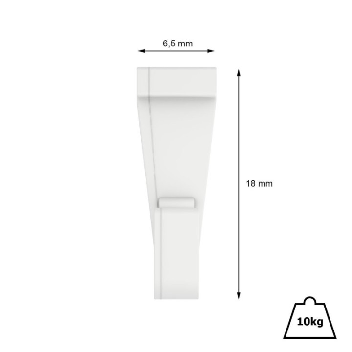 Artiteq Rail Slide Hook - 10 kg - 2 colori