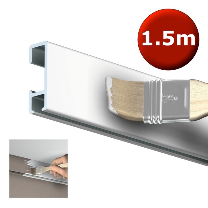 Artiteq Click Rail hvid malbar 150cm - 20kg